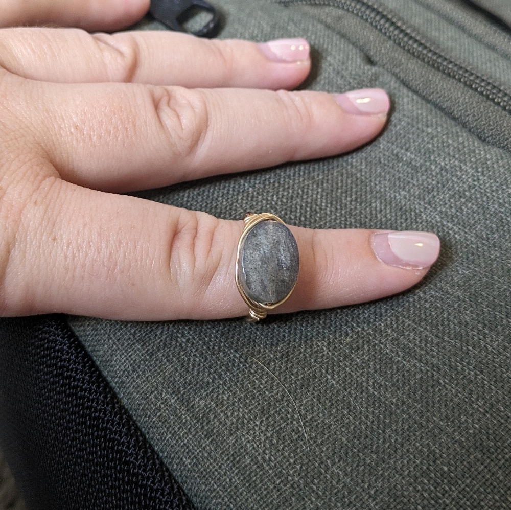 Labradorite ring - Picture 4 of 6
